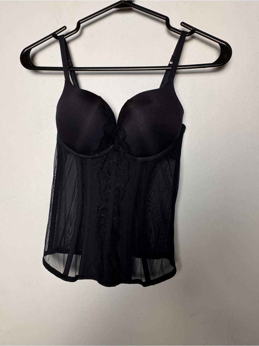 La Senza black corset bustier top size-Small